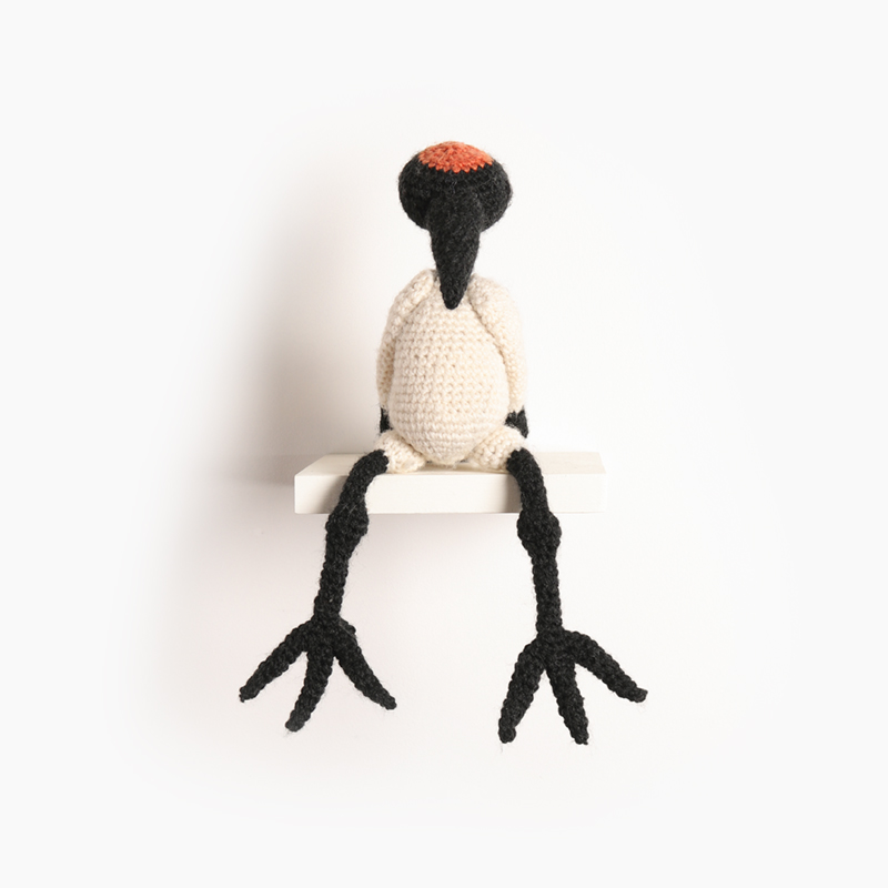 crane bird crochet amigurumi project pattern kerry lord Edward's menagerie